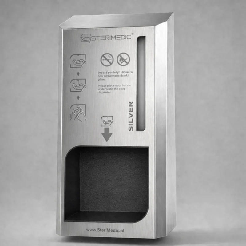 Sterimedic Silver — modern touchless hand sanitising