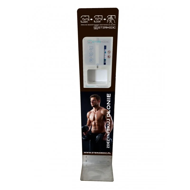 Sterimedic stand for fitness clubs