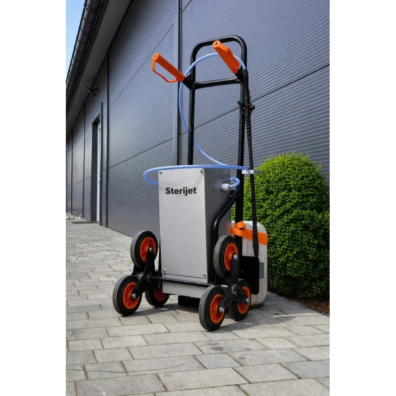 Sterimedic SteriJet — mobile battery-powered sprayer
