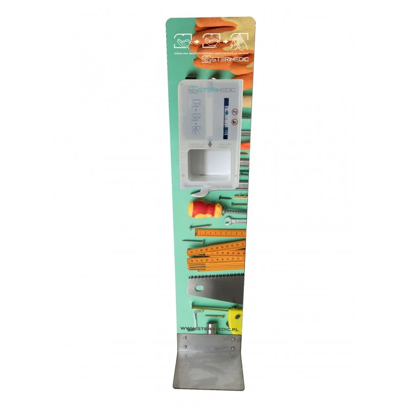 Sterimedic stand for construction and tool businesses