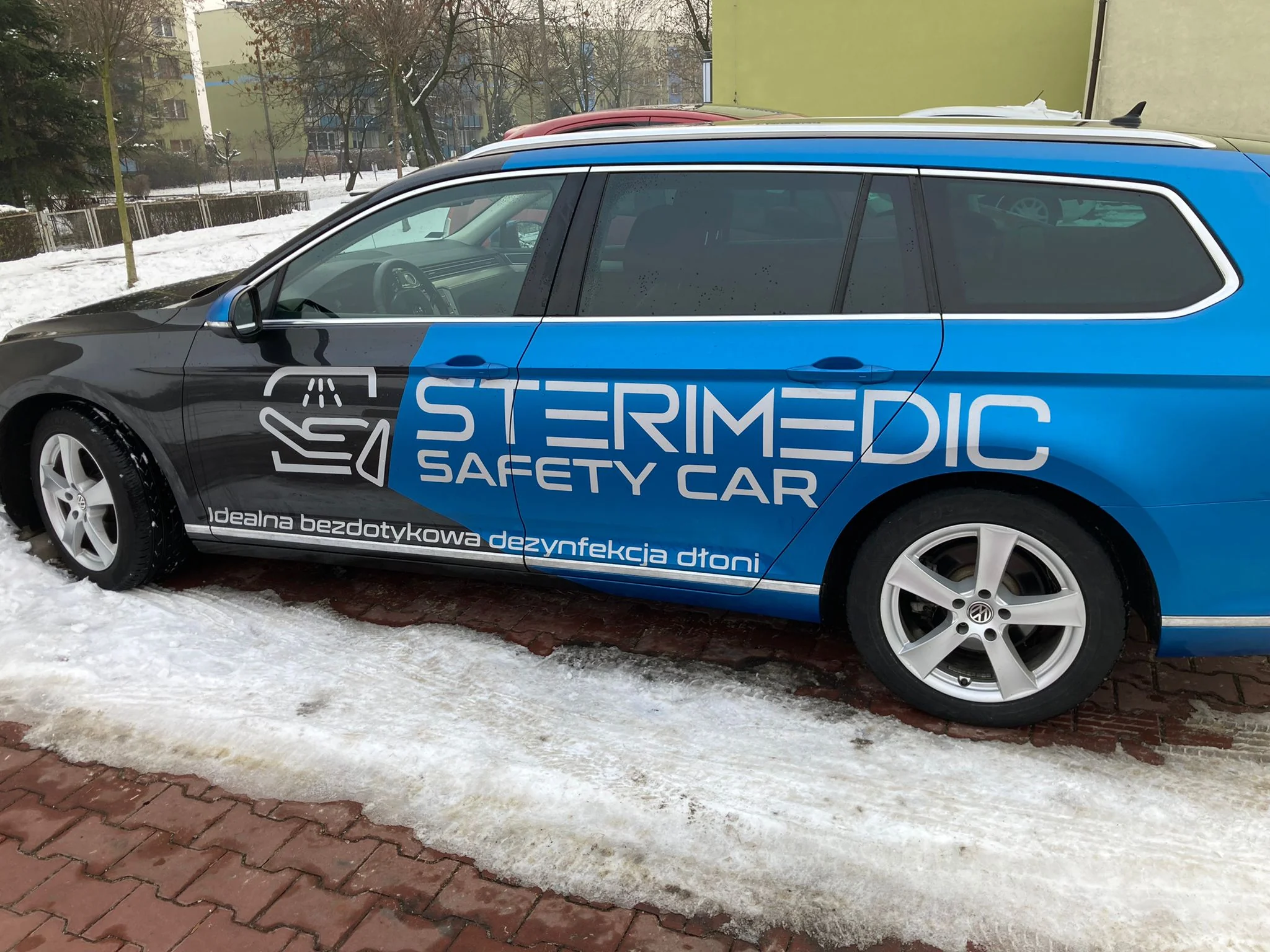 Sterimedic mobile service vehicle with Safety Car branding